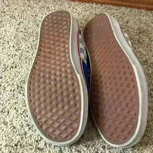 VANS Custom Design Checkerboard Laceup Men’s 6.5/Women’s 8 - Picture 6 of 8